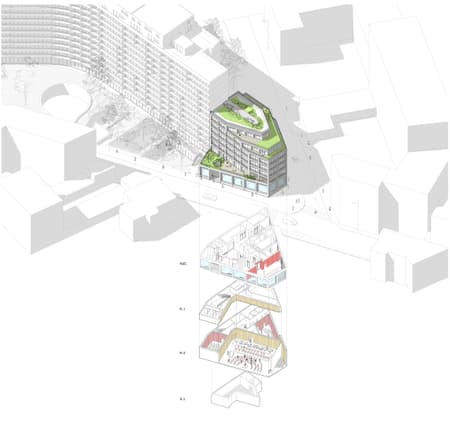 La Sirène Pavilion and Madeleine Pelletier Youth Residence